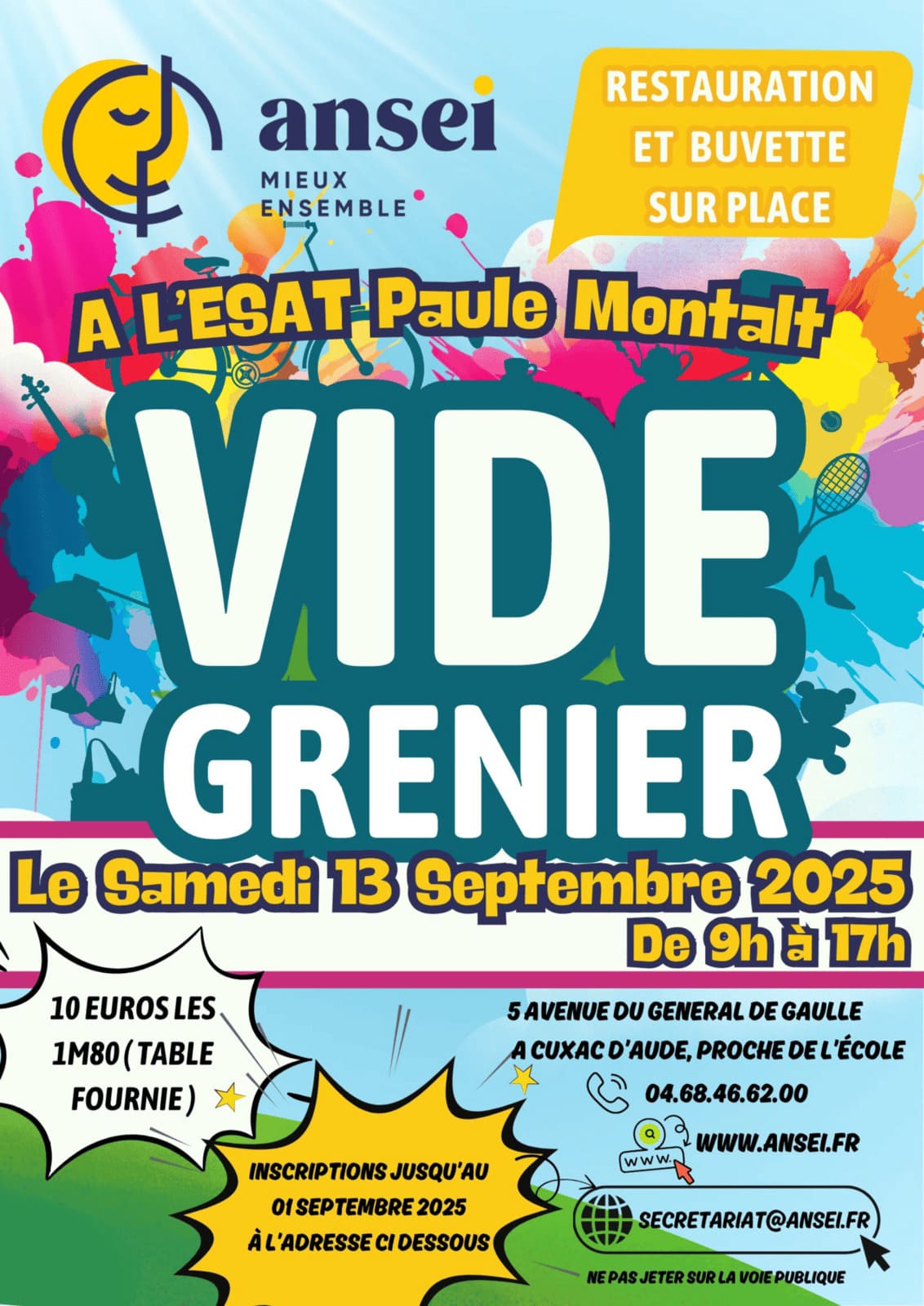 Vide grenier ANSEI